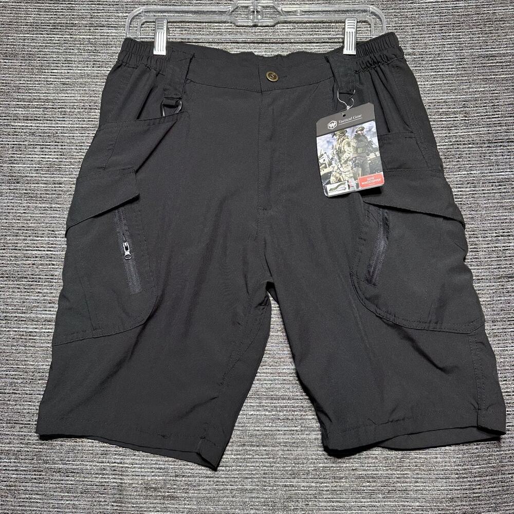 Warrior Tactical Gear Gore Windstopper Shorts Men's Size M Black Nylon Stretch